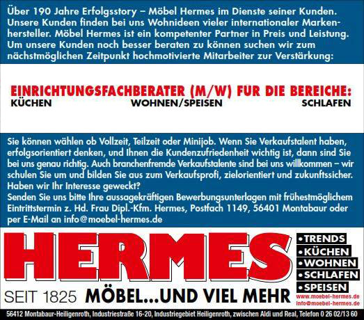 HERMES-job-anzeige